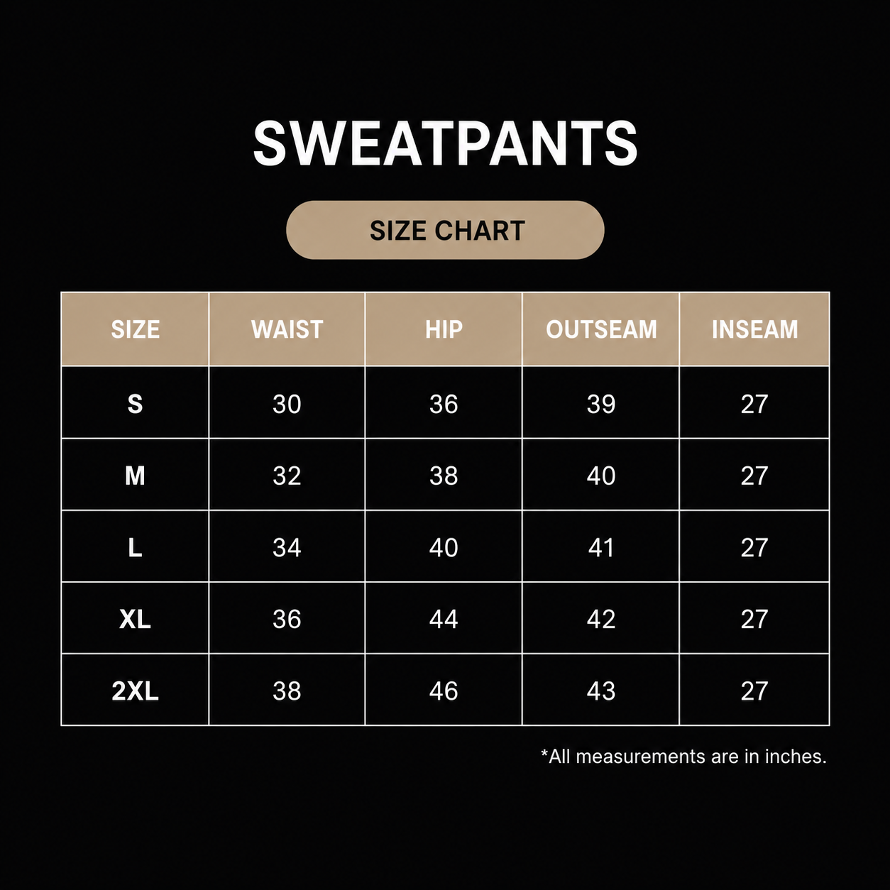 Basic Black Sweatpants